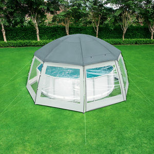 Domo Redondo Portátil para <span class=keywords><strong>Piscina</strong></span> al por Mayor, Refugio Transparente para Bloquear el Sol y la Lluvia para Deportes al Aire Libre - Product Image 3