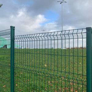 Customized Eco-Friendly Durable Galvanized Steel 3D Curved Surface Electric Welding Mesh <b>Security</b> Garden Fence Easy Assembly 8ft - Product Image 1