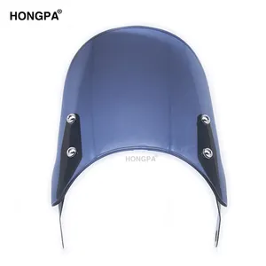 HONGPA पूरा उपहार बोल्ट किट शरीर कैफे रेसर मोटरसाइकिल के लिए स्कूटर पवन झुकानेवाला विंडशील्ड का छज्जा हेलिकॉप्टरों