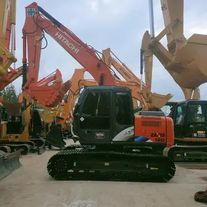 حار بيع مستعملة ZAXIS120 الأصلي مستعملة حفارة هيتاشي مغلقة سيارة أجرة حفارة