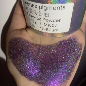 Korlex Super Shiny Holographic Watercolor Painting Slime Resin Cosmetics Color Shift Powder Holographic Chameleon <strong>Pearl</strong> <strong>Pigment</strong> - Product Image 5