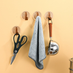 Gancho Acrílico Shang Xingwang, 4 Piezas, Capacidad de Carga de 2 kg, Removible, Moderno, para Toallas de Baño y Cocina - Product Image 4