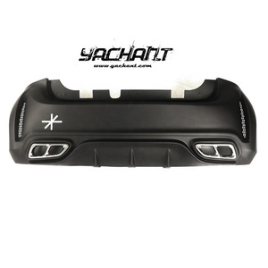 2015-2017 <span class=keywords><strong>Smart</strong></span> <span class=keywords><strong>Fortwo</strong></span> C453 AMG Style FRP Fiber de verre couvercle de pare-chocs arrière nouvel état Kit de carrosserie adapté - Product Image 1