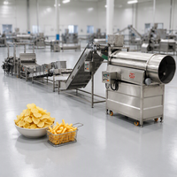 Friteuses Continues Automatiques pour la Friture de Chips de Pommes de Terre à Vendre