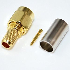 Mạ Vàng <span class=keywords><strong>RF</strong></span> <span class=keywords><strong>SMA</strong></span> RG58 nam cắm Brass uốn ống Pin cho kết nối đồng trục pin thông tin liên lạc kết nối đồng trục - Product Image 5