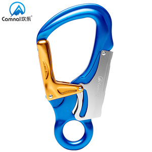 Mosquetón automático Canle Stage 2 de aleación de aluminio con bloqueo en D, 3500 lb, para escalada en cuevas, árboles, rocas y operaciones en alta altitud. - Product Image 2