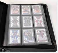 Porte-cartes en PVC gradué pour album zippé/classeurs de cartes de baseball pour album de trading/classeur à 9 poches/étui pour cartes à collectionner EVA