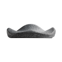 Coussin de siège en mousse à mémoire de forme en forme de U, antidérapant, orthopédique, pour le soulagement des douleurs du coccyx, de la sciatique et du dos, amovible et lavable, 100% siège