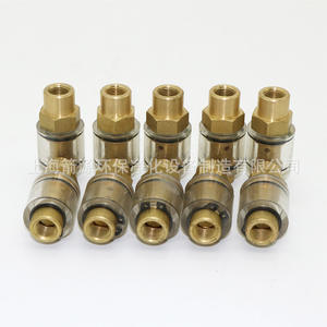 Vanne de retour d'huile transparente tout en cuivre, vis G1/8, pièce de compresseur d'air, verre de visualisation - Product Image 1