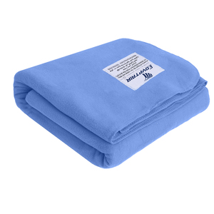 Couverture de voyage en polaire ignifuge FAR 25.853 avec logo personnalisé pour la première classe des avions - Product Image 1