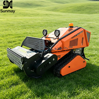 Tondeuse à gazon robotisée sans fil de qualité industrielle, autopropulsée, télécommandée, GPS, 532cc, 4 temps, diesel, DIY SUNMAY RMMD-800