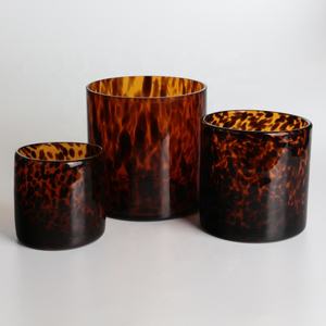 Rùa Vỏ kính người giữ ngọn nến báo động vật in tay thổi nến lọ thủy tinh - Product Image 1