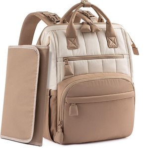 <span class=keywords><strong>Mochila</strong></span> Pañalera Ligera al por Mayor con Cambiador y Hebillas para Cochecito, Bolso Multiusos para <span class=keywords><strong>Bebé</strong></span> para Mamá y Papá - Product Image 1