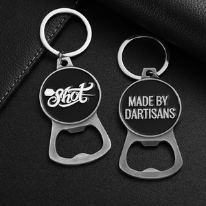 Thiết kế riêng của bạn tùy chỉnh mở Dây Móc Khóa Bạc Kẽm hợp kim kim loại logo kinh doanh thương hiệu quảng cáo thanh bia mở chai Keychain - Product Image 5