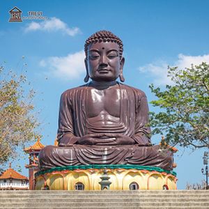 בית תפאורה מתנות עבודות יד גדול ייחודי בעבודת יד תאילנדי בודהה פיסול - Product Image 3