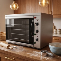 Cuisinière vapeur électrique sans chaudière à 4 plateaux, four combiné commercial 12 kW 380 V GN1/1 en acier inoxydable (YSD-6A)