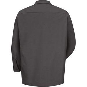 Vêtement de travail industriel personnalisé Combinaison solide à manches longues Salopette respirante en soie et polyester Paquet de X-Large-2 de charbon de bois Solide personnalisé - Product Image 3