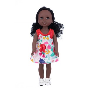 Nueva Muñeca de Vinilo de 15 Pulgadas con Piel Oscura y Dientes de Conejo, Linda Muñeca de Moda para Niñas, Juguete de Colección para Jugar a Disfrazarse - Product Image 3