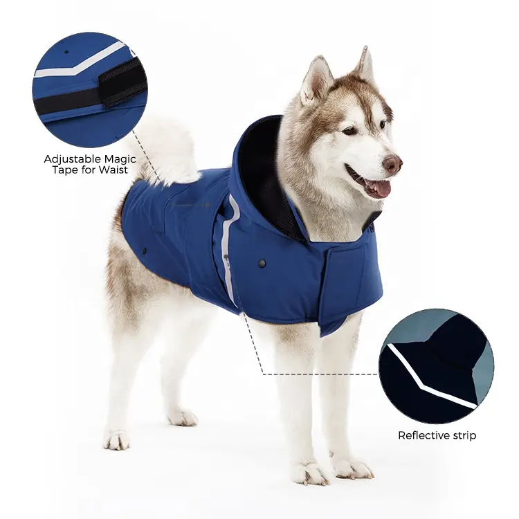 Utdoor-Chaqueta refrescante con capucha para mascota, ropa impermeable con sombrero retráctil, OG