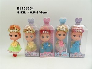 Muñeca pequeña de belleza para bebé, juguete de cuerpo sólido de 3 pulgadas - Product Image 2