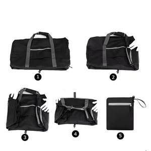 Folding Handbag Travel Bag Large Capacity Fitness Sports Bag Zipper Lightweight Waterproof <b>Luggage</b> Bags RTS Bulk Mixed Order - Product Image 2