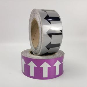 Werkplaats Veiligheidsindicatie Borden Reflecterende Pijpleiding Pijl Sticker Pijp Markering <span class=keywords><strong>Tape</strong></span> - Product Image 2
