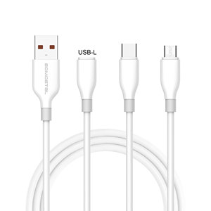 <span class=keywords><strong>Cable</strong></span> de datos USB Somostel 2.4A para <span class=keywords><strong>cargador</strong></span> de teléfono móvil <span class=keywords><strong>Samsung</strong></span> - Product Image 1
