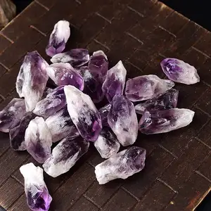 Heißer Verkauf Natürlicher roher Amethyst Rauer Punkt Kristalls tein Rückgrat der Amethyst-Kristall probe