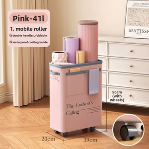 Caja de Almacenamiento Plegable Cuadrada de Tela MIXWARES con Asas, Organizador de Almacenamiento Plegable para el Hogar, para Equipo Deportivo, <span class=keywords><strong>Yoga</strong></span> y Armario - Product Image 3