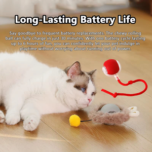 New Design 360° Smart Automatic <b>Interactive</b> Dog Smart Ball <b>Toy</b> <b>Interactive</b> <b>Cat</b> <b>Toys</b> Rolling Ball with USB Charger - Product Image 5