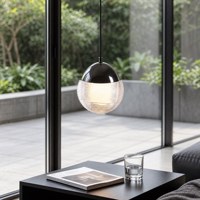 Lampe de chevet Moonlight Pearl pour chambre à coucher, lampe d'ambiance moderne minimaliste, lampe suspendue pour couloir et entrée
