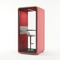 Cabine Acoustique Insonorisée Multi-usages pour Appels – Idéale pour Aéroports, Centres Commerciaux, Bureaux et Espaces Partagés Calmes
