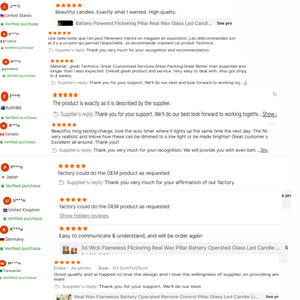 Pilier de cire véritable sans flamme à piles 3d Wick Led <span class=keywords><strong>fausse</strong></span> <span class=keywords><strong>bougie</strong></span> lumière blanche chaude <span class=keywords><strong>avec</strong></span> télécommande à 10 touches pour la décoration intérieure - Product Image 5