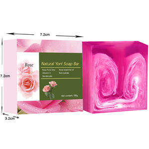 Sapone Artigianale Rosa con Olio Essenziale e Burro di Karité Anti-Acne e Sbiancante - Sapone Nuvola Rosa Fatto a Mano per Tutti i Tipi di Pelle e Corpo - Product Image 4