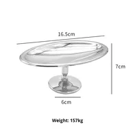 Vente directe d'usine, gobelets à dessert en acier inoxydable jetables classiques et polis, bols à collation pour fête, gobelets à pudding hauts, glace