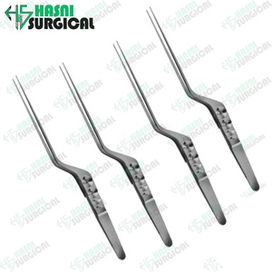 Fórceps capsulares de gran oferta de alta calidad, nueva curva de acero inoxidable de Hasni Surgical CE ISO, logotipo del cliente hecho en Pakistán - Product Image 3