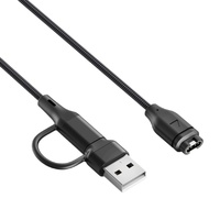Câble de données et de chargement micro-USB rapide 5A 2-en-1 compatible avec les montres et écouteurs Garmin Fenix 8/7S 5X/6S Venu 2S