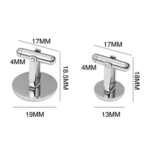 Custom Logo Personality Shirt Titanium Steel <strong>Cufflinks</strong> Wedding Jewelry Stainless Steel Blank Name Letter <strong>Cufflinks</strong> for Men Gift - Product Image 6
