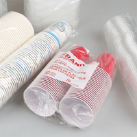 Nouvelle conception de machine d'emballage et de conditionnement automatique électrique contrôlée par PLC pour gobelets en plastique de 12 oz, destinée aux caisses et cartons
