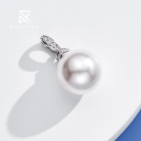 Collier tendance Rochime avec pendentifs en perles de 12 mm, bijoux en argent sterling 925, accessoires de mode pour femmes, vente en gros