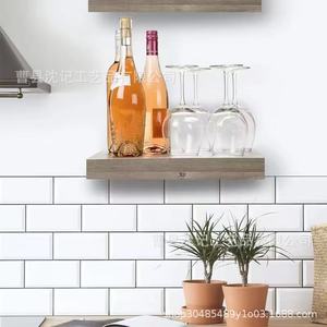 Wooden Floating <b>Shelf</b> Wall Mounted Heavy Duty Storage <b>Rack</b> For Bedroom Living Room Book Flower Display - Product Image 4