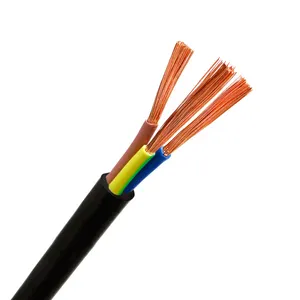 Durable Flame Resistant Electric Heating Copper Wire Aluminum Foil Shielded Cable CCC CE ISO Manufacturer PUR Sheath Power Cable