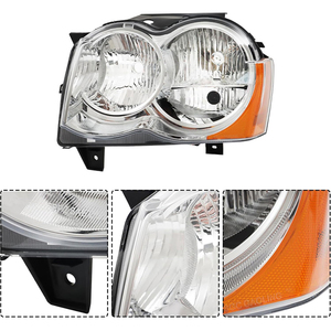 Faro Delantero para <span class=keywords><strong>Jeep</strong></span> <span class=keywords><strong>Grand</strong></span> <span class=keywords><strong>Cherokee</strong></span> 2008 2009 <span class=keywords><strong>2010</strong></span>, Luz de Conducción, Faros Delanteros, Accesorios para Automóviles, CH2518131 CH2519131 - Product Image 5
