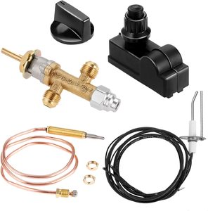 LPG Propane khí lò sưởi lửa Pit ngọn lửa Thất Bại van điều khiển an toàn Kit với <span class=keywords><strong>igniter</strong></span> lắp ráp lửa Pit <span class=keywords><strong>igniter</strong></span>, nút nhấn tôi - Product Image 2