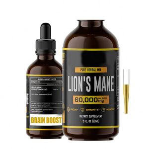 ทิงเจอร์เห็ด8-in-1ธรรมชาติหยดของเหลวในช่องปาก nootics สมองสนับสนุนสารต้านอนุมูลอิสระแผงคอสิงโตสำหรับผู้ใหญ่ - Product Image 1