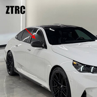 Pour BMW M5 G90, couvre-rétroviseurs en fibre de carbone sèche, kit de carrosserie de remplacement, facile à installer