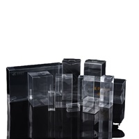 Boîte cadeau transparente en PET, boîte pliable recyclable pour savon artisanal/bonbons, emballage de présentation écologique avec logo personnalisé