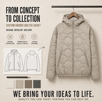 Chaqueta Personalizada Vintage de Poliamida con Logotipo Bordado, Capucha, Parches 3D, OEM, Invierno, Acabado Mate Suave, Impermeable y Resistente al Viento