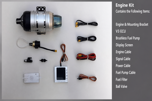 Motor turbojet de gran potencia TJ 60, sistema de propulsión industrial para UAV, generador de empuje de 59 DaN, metálico, para aeronaves comerciales de ala fija - Product Image 6