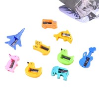 Taille-crayon en forme d'animal Taille-crayon rotatif de dessin animé Taille-crayon d'école primaire pour enfants